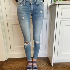 All Saints ripped skinny jeans